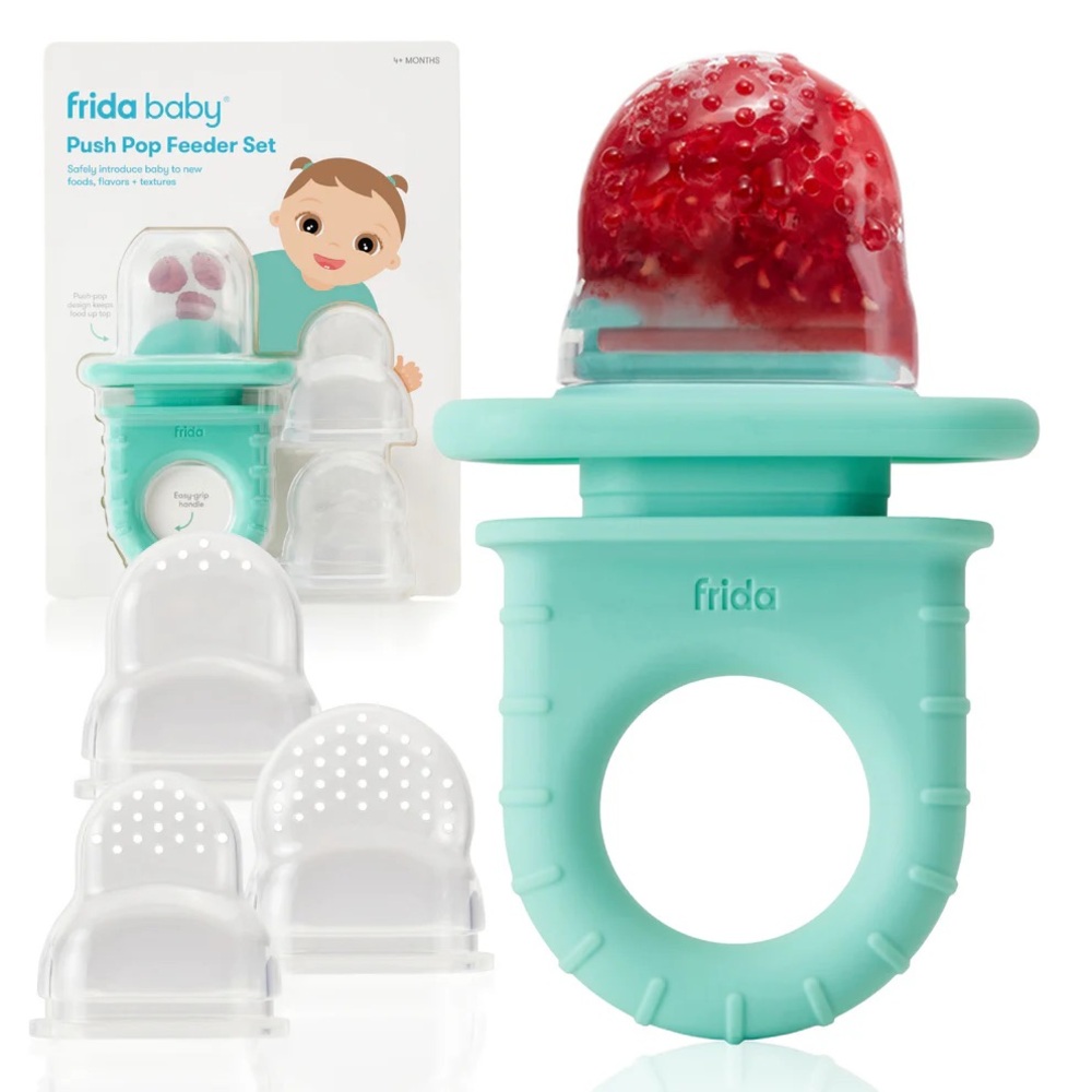 Frida Baby Push Pop Feeder Set | New | Teething & Fresh Food Feeder